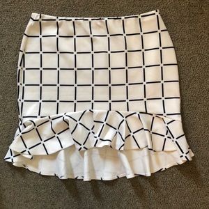 ASOS Hi-Lo Geometric Print Skirt NWT